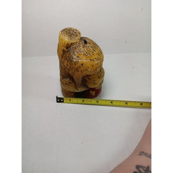 Vintage 1978 Bear And Honey Jar Wax Candle Country Cottagecore Kitch - Picture 6 of 6